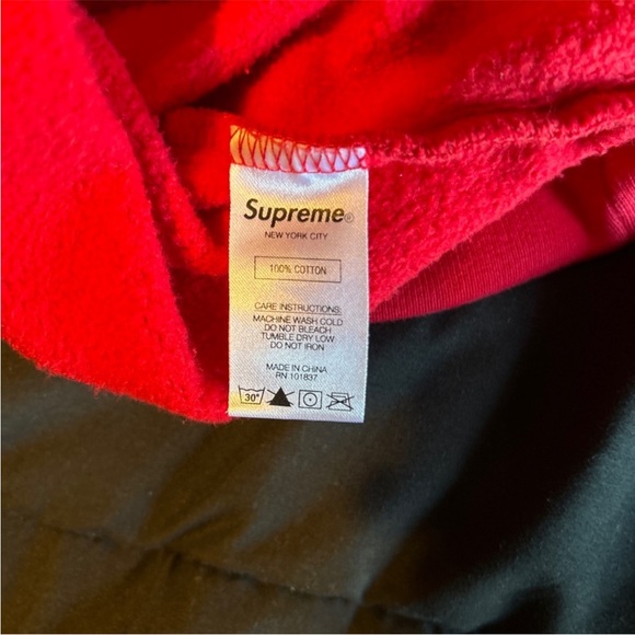 Supreme Big Arc Red Crewneck Sweatshirt Men’s Medium AUTHENTIC - Picture 5 of 5